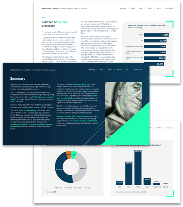 Mill Tech Fx Cfo Fx Survey 2022 for Corporates