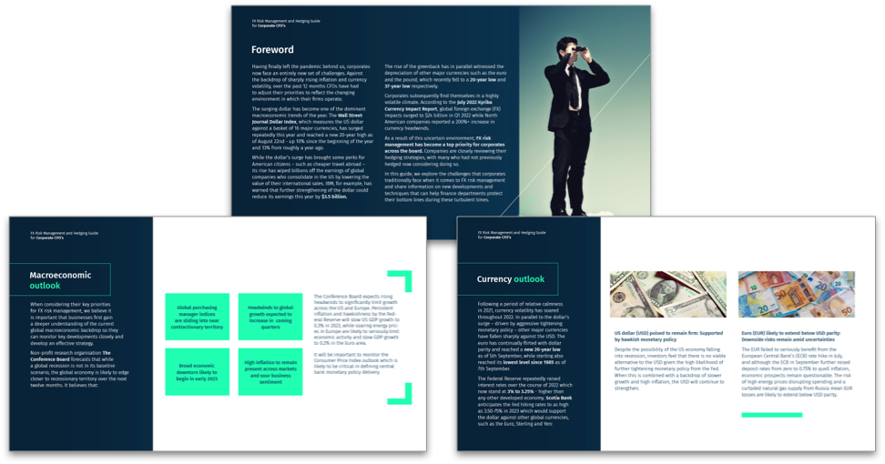 The Fx Risk Management and Hedging Guide for Corporate Cf Os